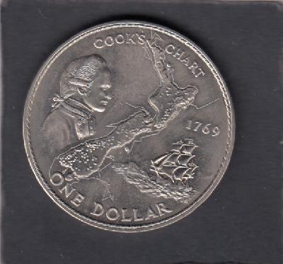 Beschrijving: 1 Dollar SHIP MAP